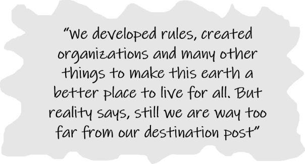 ARE WE DIVISIVE BY NATURE? A Little Thought   -Farid Talukder
