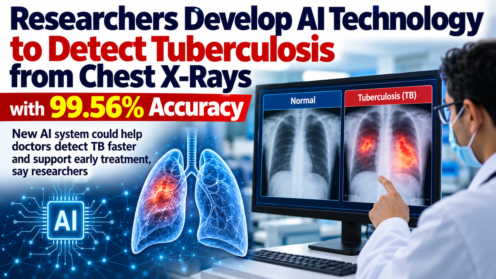 US-Based Bangladeshi Researcher Leads AI Study Achieving 99.56% Accuracy in Tuberculosis Screening